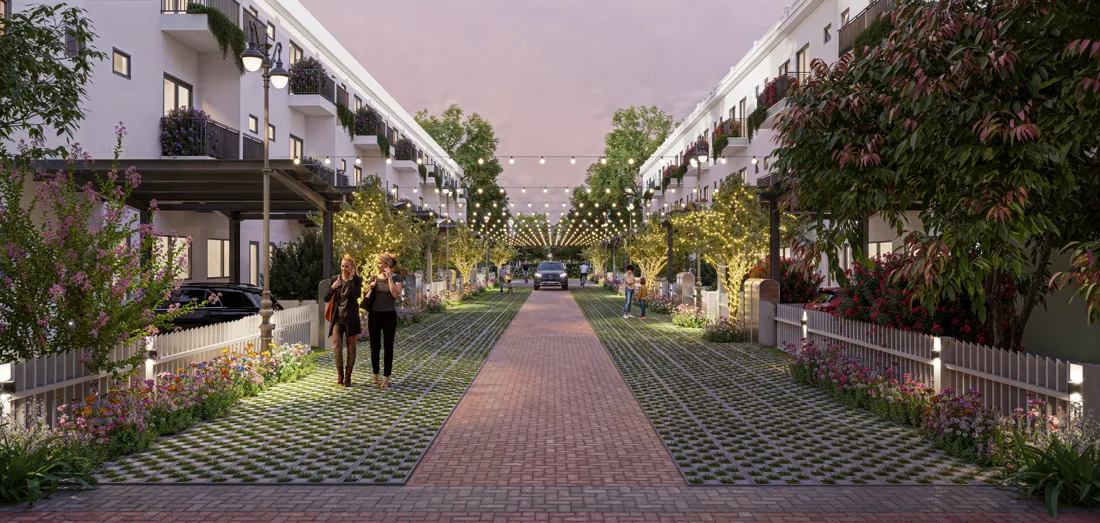 Không gian sân sau Green City