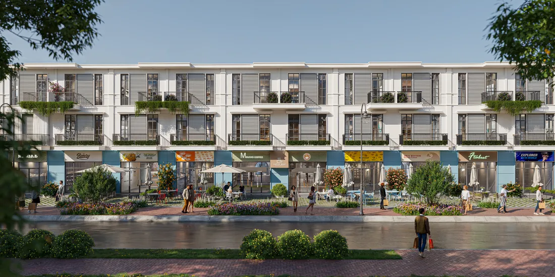 Phối cảnh mẫu nhà 3A IJC Green City